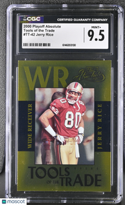 2000 Playoff Absolute Jerry Rice /1000 Tools of the Trade #TT-42 CGC 9.5 49ers