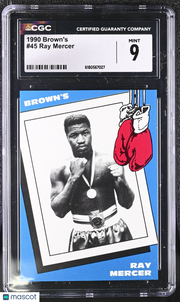 1990 Brown's Ray Mercer #45 CGC 9