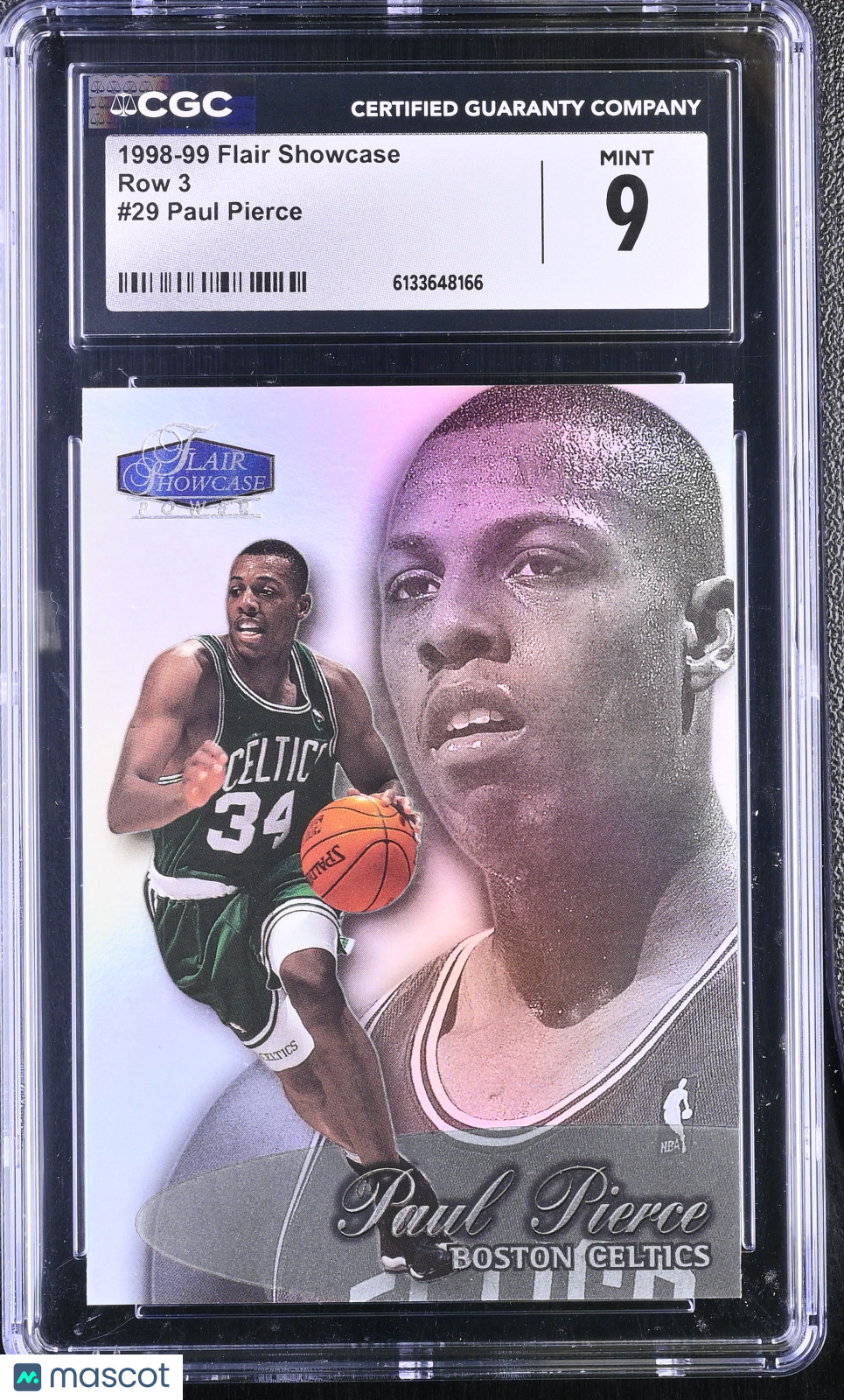 1998-99 Flair Showcase Paul Pierce Row 3 #29 CGC 9