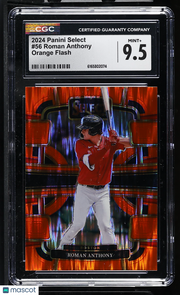 2024 Panini Select Roman Anthony #56 Orange Flash CGC 9.5