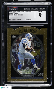 1996 Upper Deck Silver Collection Barry Sanders All NFL Team #AN10 CGC 9 Lions
