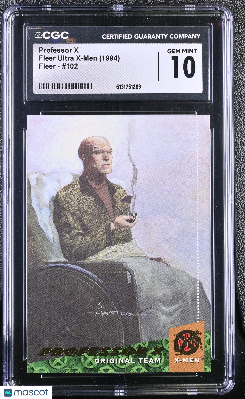 1994 Fleer Ultra X-Men Professor X #102 CGC 10