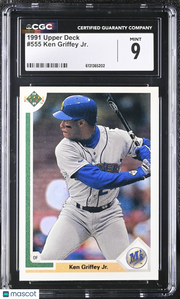 1991 Upper Deck Ken Griffey Jr. #555 CGC 9 Seattle Mariners