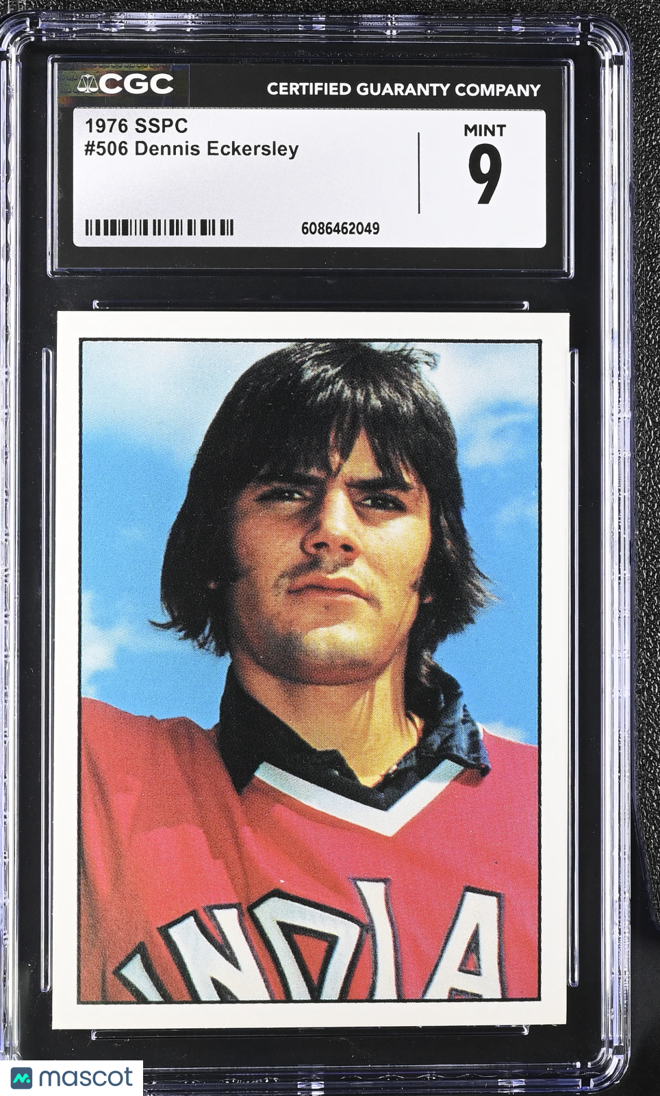 1976 Sspc Dennis Eckersley Rookie #506 CGC 9