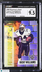 1999 Best Ricky Williams Future Foundations #FF5 CGC 9.5 New Orleans Saints