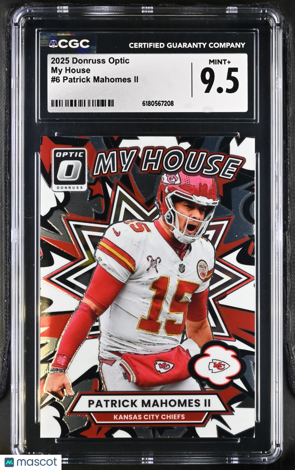 2025 Donruss Optic Patrick Mahomes II My House #6 CGC 9.5 Kansas City Chiefs