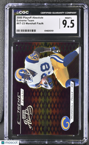 2000 Playoff Absolute Marshall Faulk Extreme Team #XT-23 CGC 9.5 St. Louis Rams