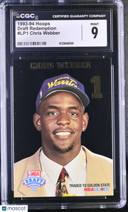 1993-94 Hoops Chris Webber Draft Redemption #LP1 CGC 9