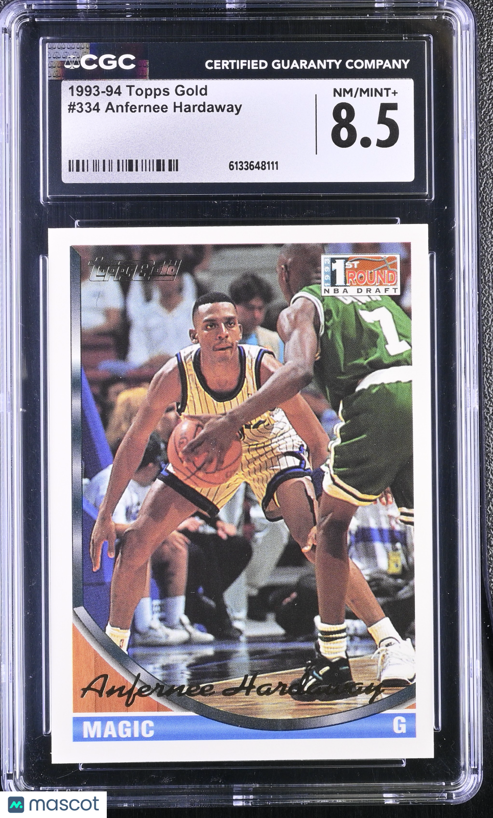 1993-94 Topps Gold Anfernee Hardaway Rookie #334 CGC 8.5 Orlando Magic