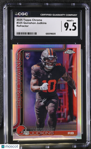 2025 Topps Chrome Quinshon Judkins Refractor Rookie #325 CGC 9.5 Browns