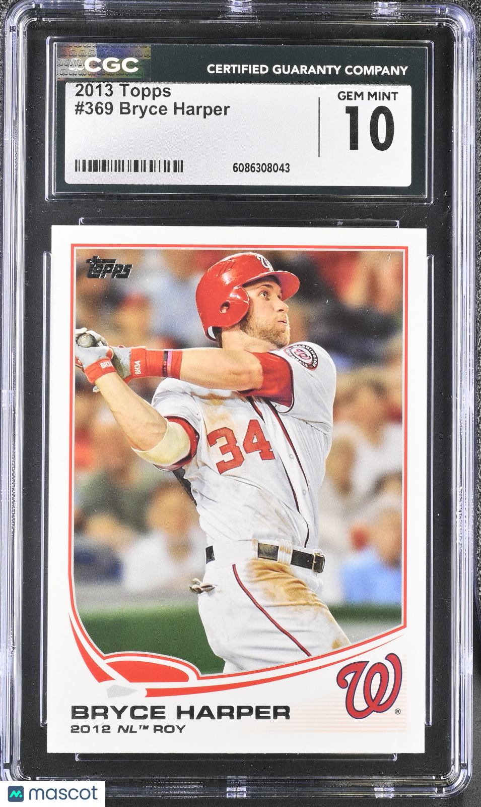 2013 Topps Bryce Harper #369 CGC 10