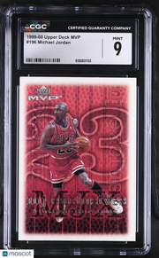 1999-00 Upper Deck MVP Michael Jordan #196 CGC 9 Chicago Bulls