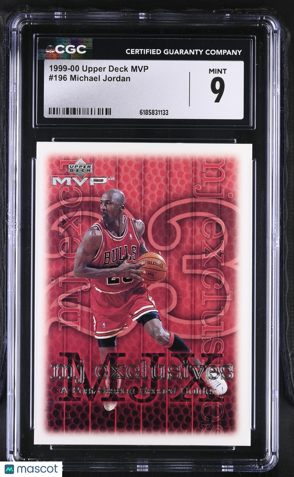 1999-00 Upper Deck MVP Michael Jordan #196 CGC 9 Chicago Bulls