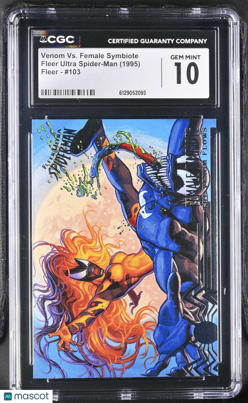 1995 Fleer Ultra Spider-Man Venom Vs. Female Symbiote #103 CGC 10