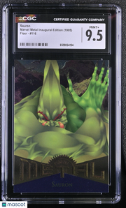 1995 Fleer Marvel Metal Inaugural Edition Sauron #116 CGC 9.5