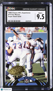 1996 Classic NFL Experience Dan Marino Super Bowl Gold /799 #10 CGC 9.5 Dolphins