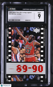 1998 Upper Deck MJ Living Legend Michael Jordan #36 CGC 9 Chicago Bulls