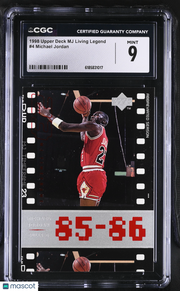 1998 Upper Deck MJ Living Legend Michael Jordan #4 CGC 9 Chicago Bulls
