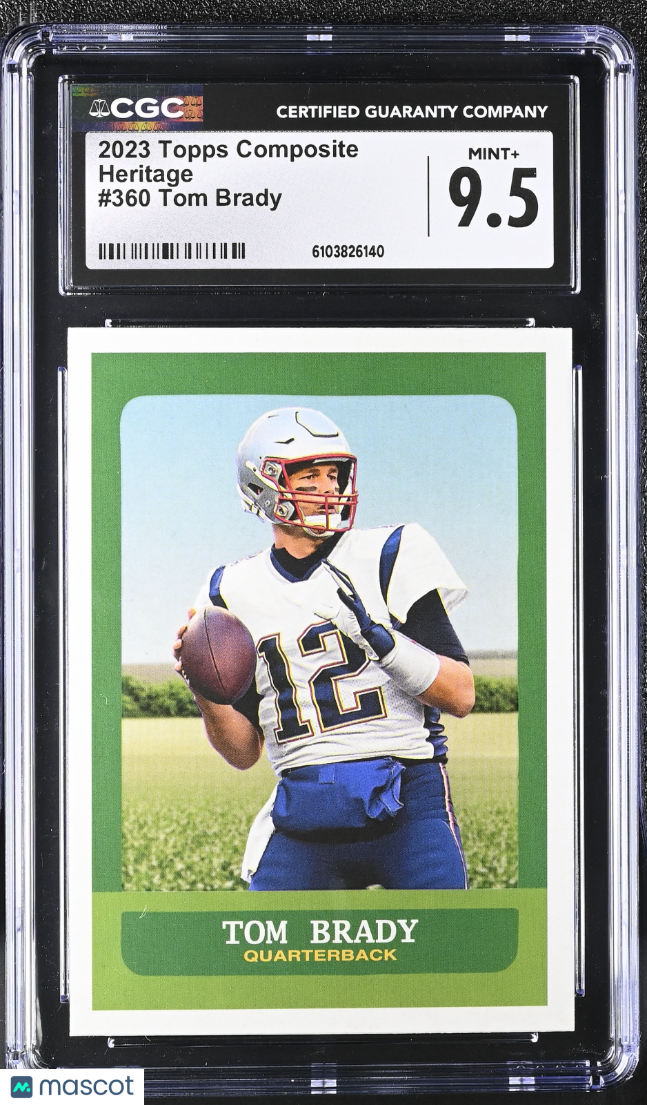 2023 Topps Composite Tom Brady Heritage #360 CGC 9.5 New England Patriots