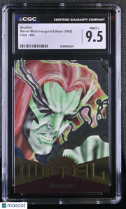 1995 Fleer Marvel Metal Inaugural Edition Skullfire #52 CGC 9.5