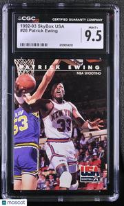1992-93 Skybox Usa Patrick Ewing #26 CGC 9.5 New York Knicks