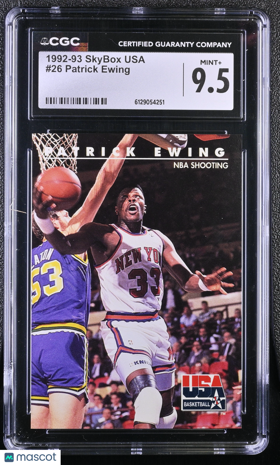 1992-93 Skybox Usa Patrick Ewing #26 CGC 9.5 New York Knicks