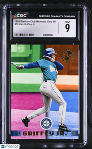 1995 Stadium Club Members Only 50 Ken Griffey Jr. #19 CGC 9 Seattle Mariners