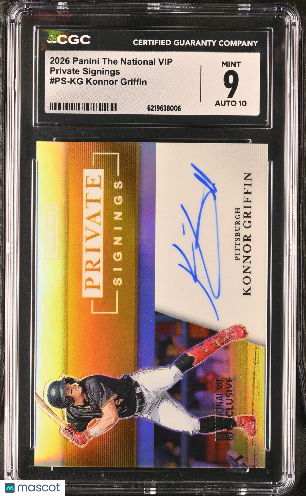 2026 Panini The National Vip Konnor Griffin Rookie Private Signings #PS-KG CGC 9