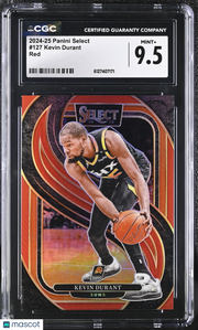 2024-25 Panini Select Kevin Durant Red /199 #127 CGC 9.5 Phoenix Suns