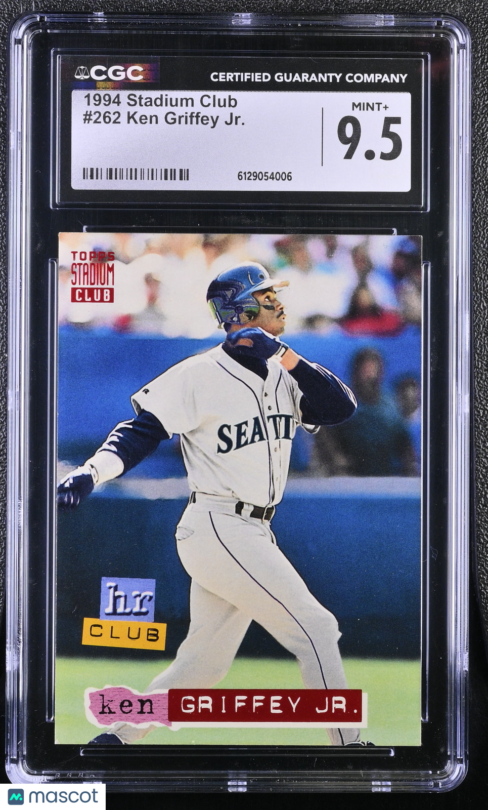 1994 Stadium Club Ken Griffey Jr. #262 CGC 9.5 Seattle Mariners