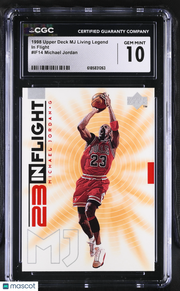 1998 Upper Deck MJ Living Legend Michael Jordan In Flight #IF14 CGC 10 Bulls