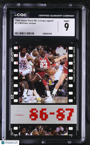 1998 Upper Deck MJ Living Legend Michael Jordan #13 CGC 9 Chicago Bulls