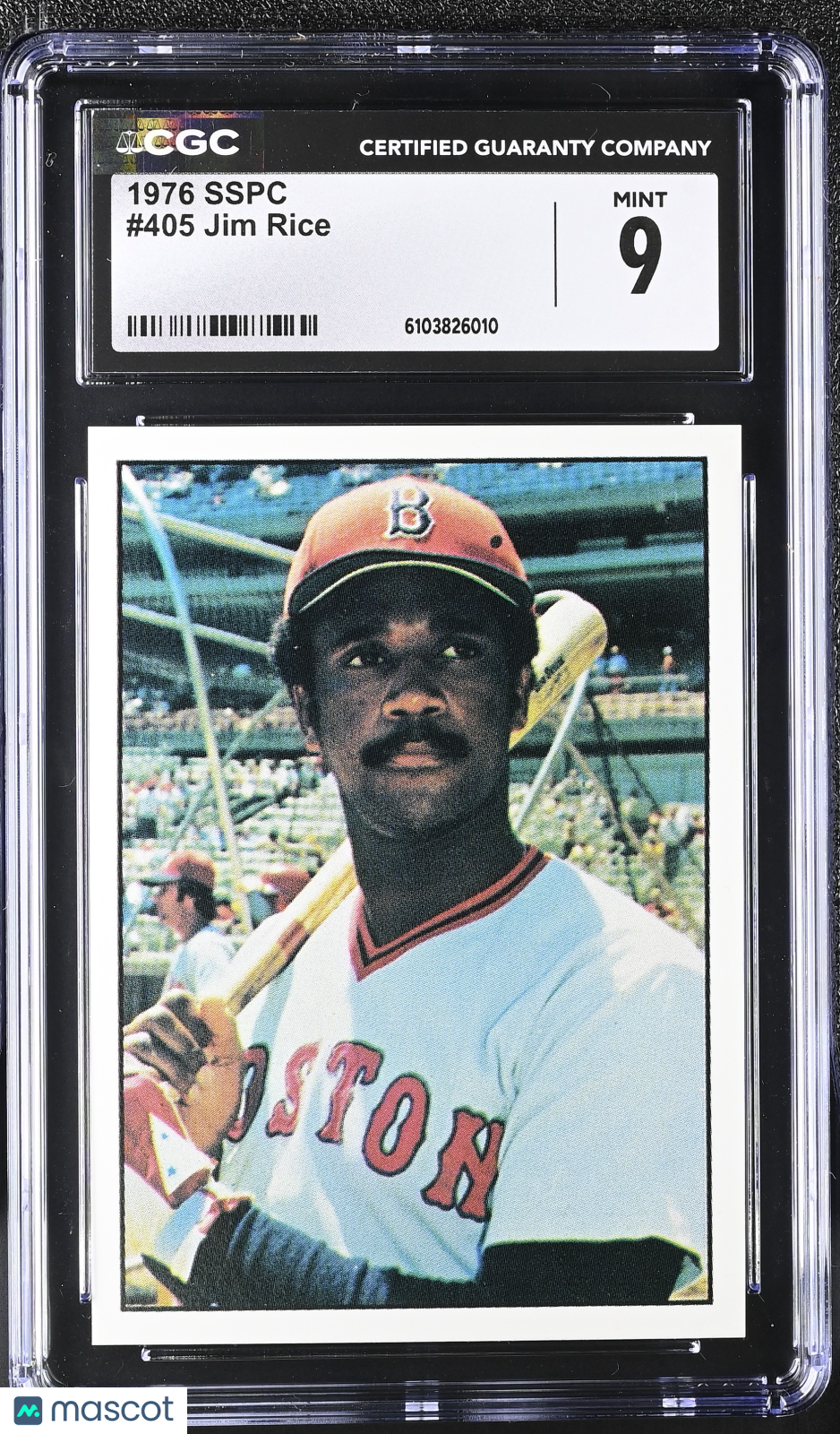 1976 Sspc Jim Rice Rookie #405 CGC 9 Boston Red Sox