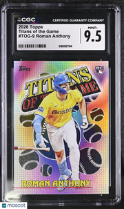2026 Topps Roman Anthony Rookie Titans of the Game #TOG-9 CGC 9.5 Boston Red Sox
