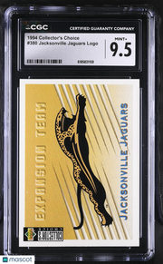 1994 Collector's Choice Jacksonville Jaguars Logo #380 CGC 9.5