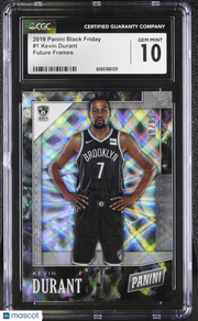 2019 Panini Black Friday Kevin Durant Future Frames /99 #1 CGC 10 Brooklyn Nets