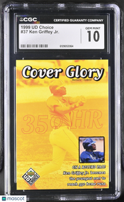 1999 UD Choice Ken Griffey Jr. #37 CGC 10 Seattle Mariners