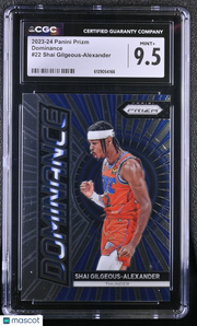 2023-24 Panini Prizm Shai Gilgeous-Alexander Dominance #22 CGC 9.5 Thunder