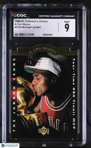 1996-97 Collector's Choice Michael Jordan A Cut Above #CA9 CGC 9 Chicago Bulls