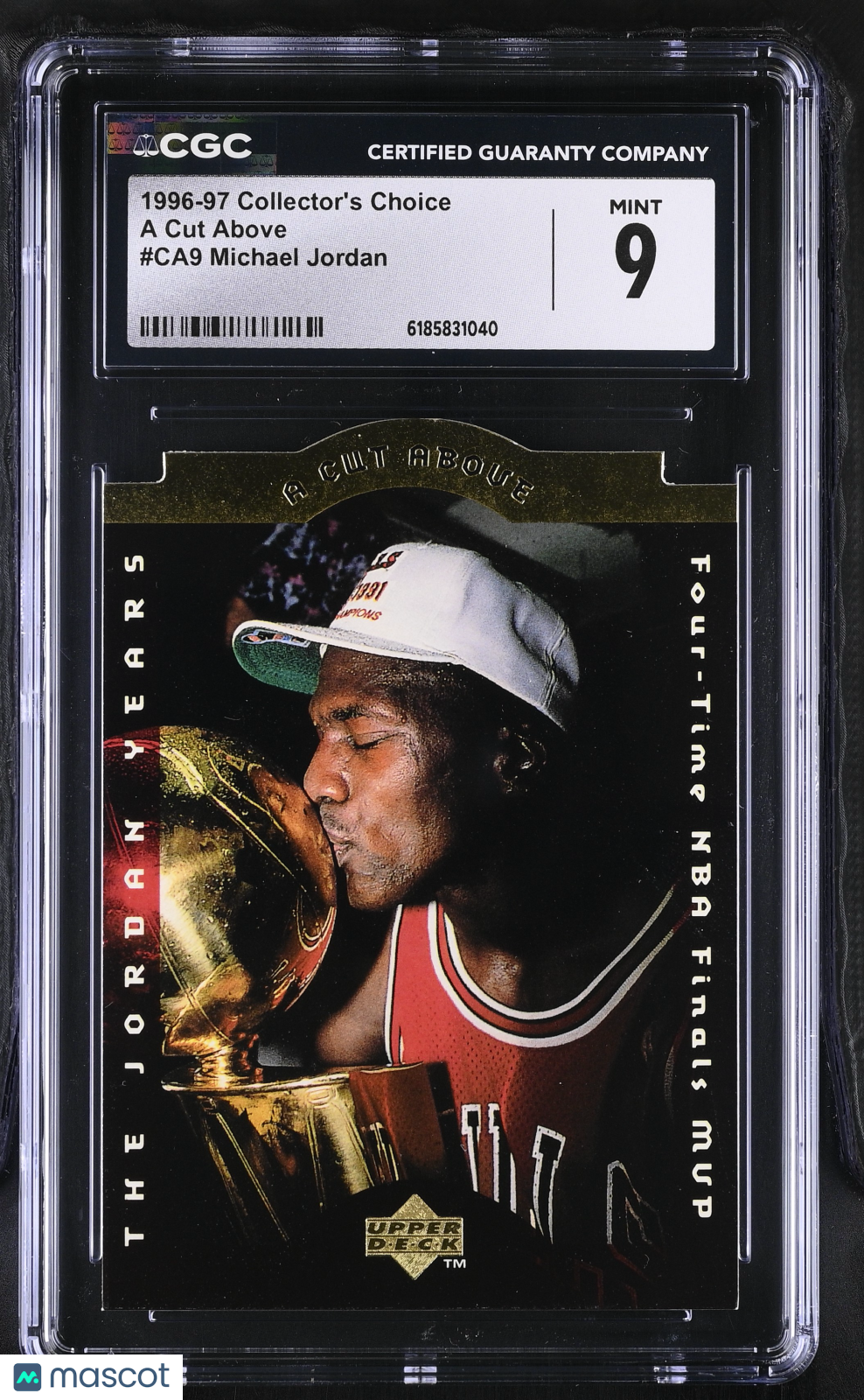1996-97 Collector's Choice Michael Jordan A Cut Above #CA9 CGC 9 Chicago Bulls