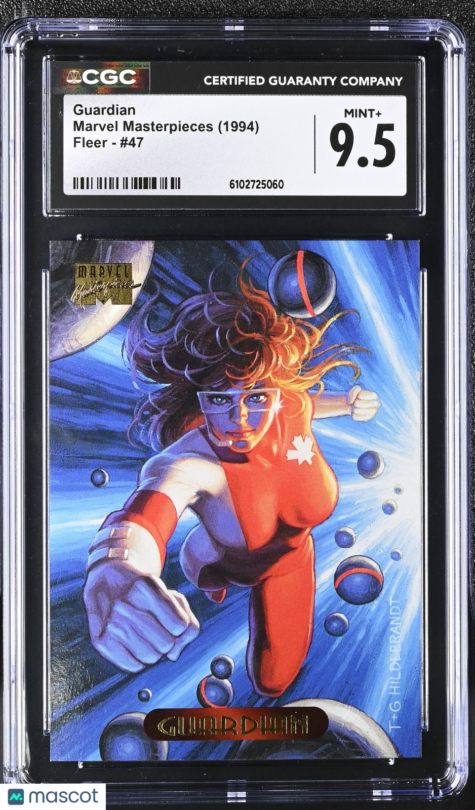 1994 Fleer Marvel Masterpieces Guardian #47 CGC 9.5