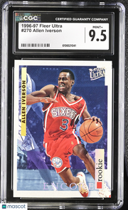 1996-97 Fleer Ultra Allen Iverson Rookie #270 CGC 9.5 Philadelphia 76ers