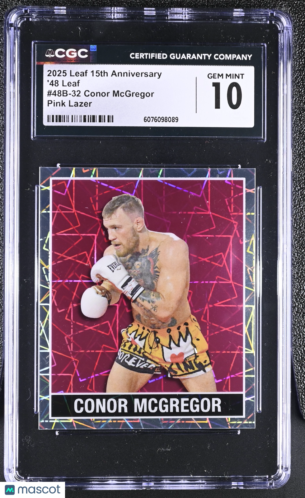 2025 Leaf 15th Anniversary Conor McGregor /8 '48 Leaf #48B-32 CGC 10