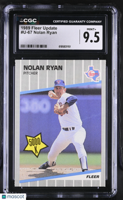 1989 Fleer Update Nolan Ryan #U-67 CGC 9.5 Texas Rangers