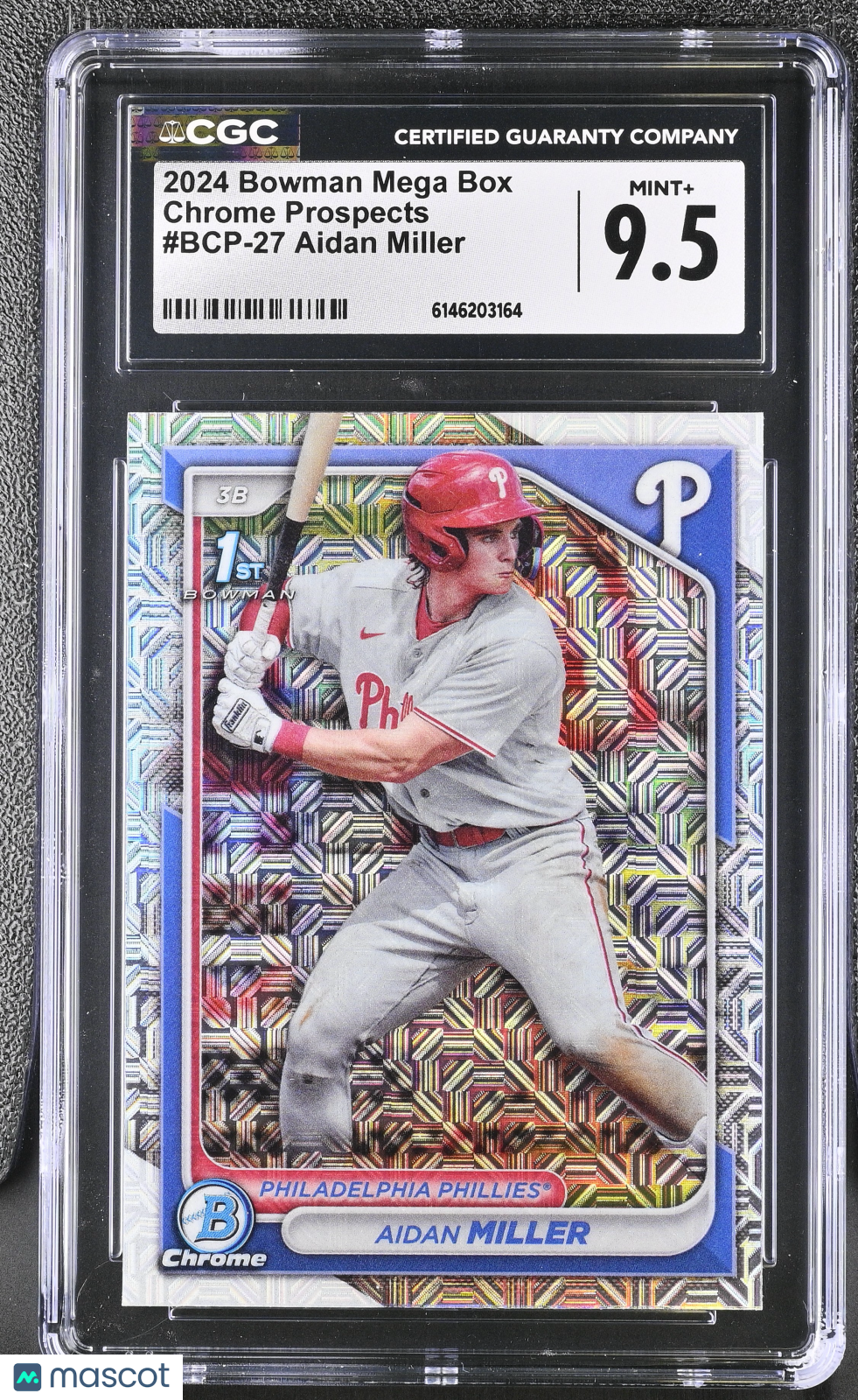 2024 Bowman Mega Box Aidan Miller Chrome Prospects #BCP-27 CGC 9.5