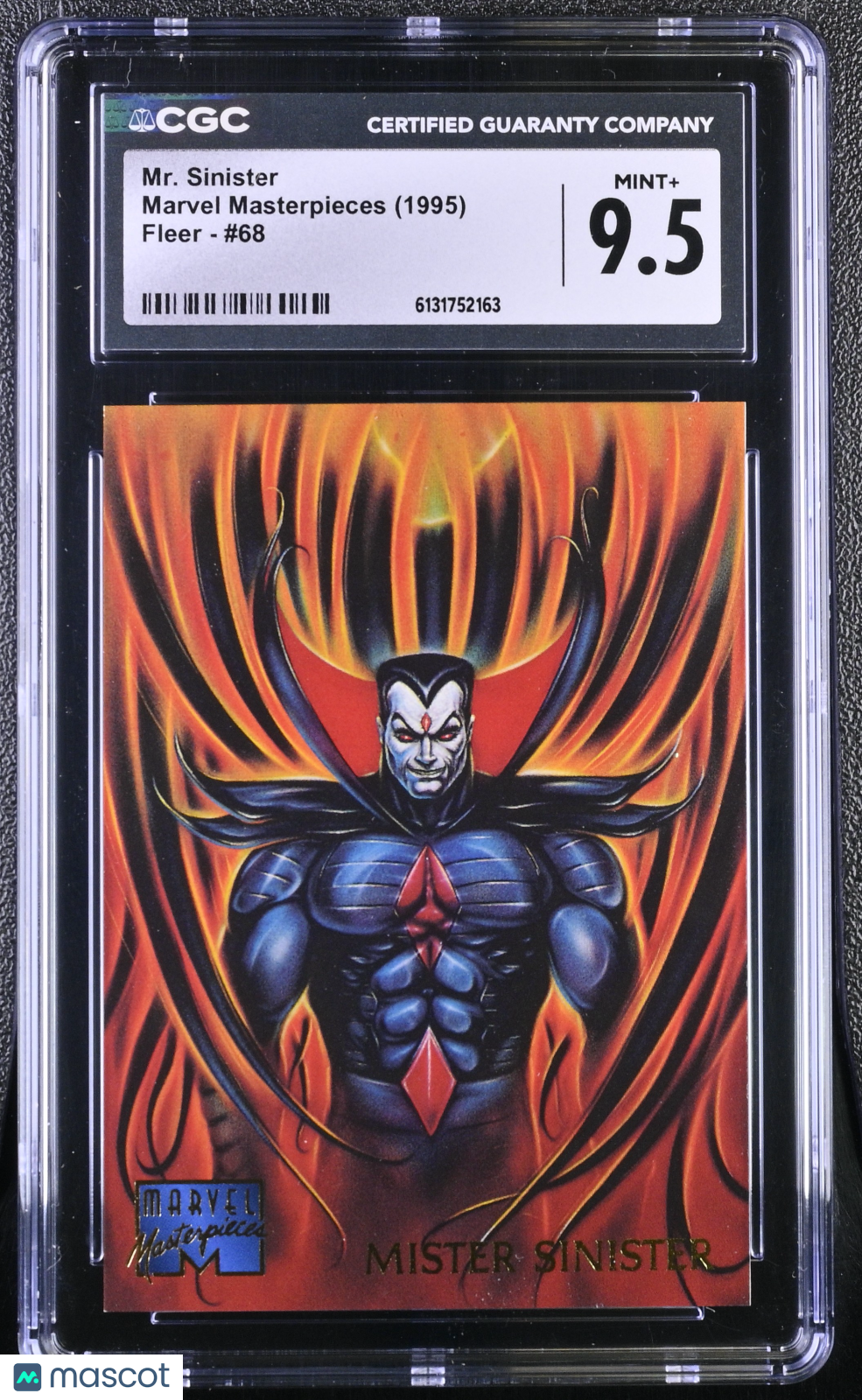 1995 Fleer Marvel Masterpieces Mr. Sinister #68 CGC 9.5