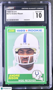 1989 Score Andre Rison Rookie #272 CGC 10 Indianapolis Colts