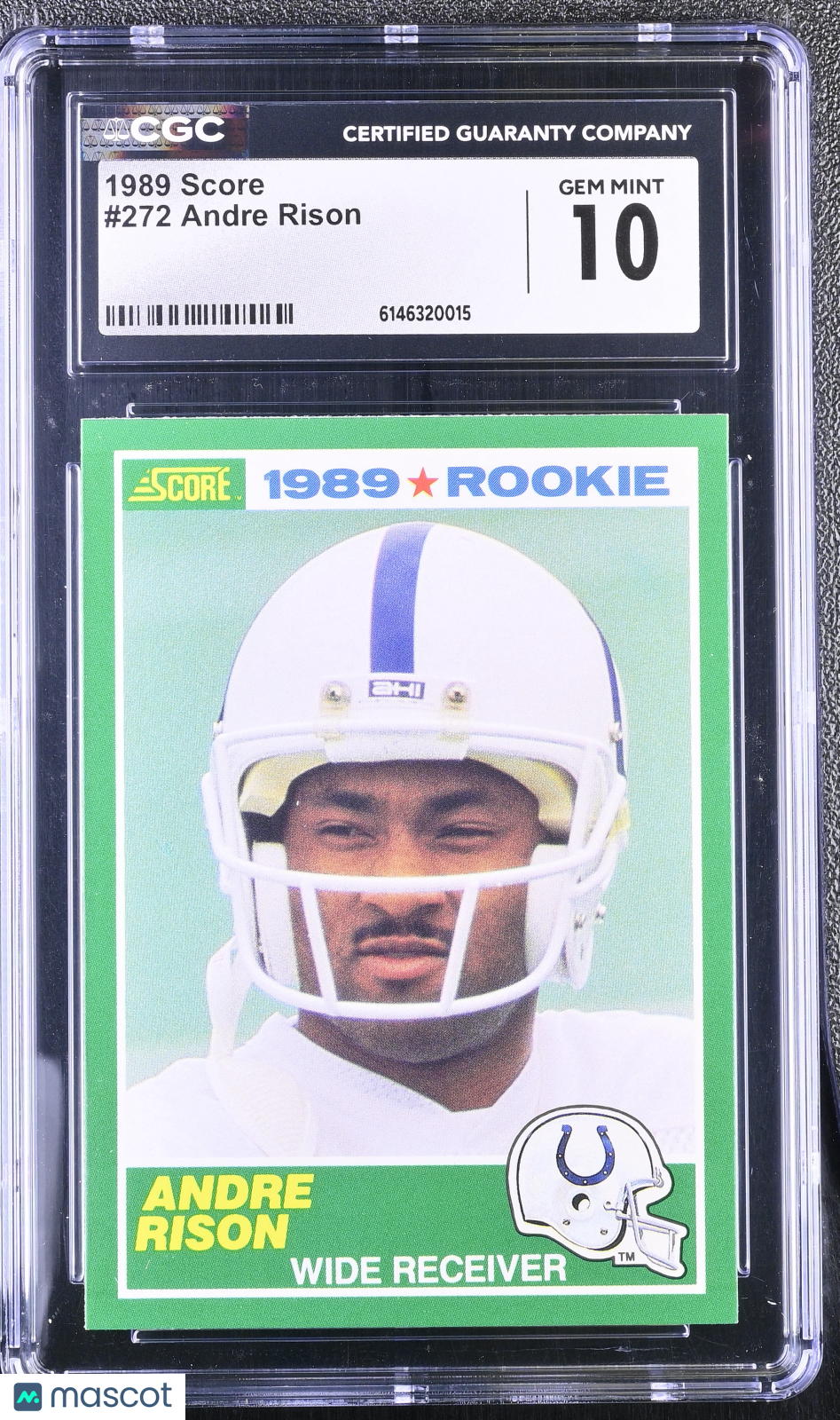 1989 Score Andre Rison Rookie #272 CGC 10 Indianapolis Colts