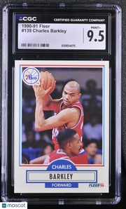 1990-91 Fleer Charles Barkley #139 CGC 9.5