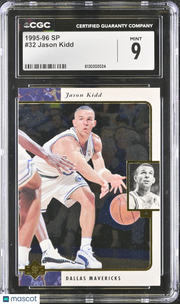 1995-96 SP Jason Kidd Rookie #32 CGC 9 Dallas Mavericks